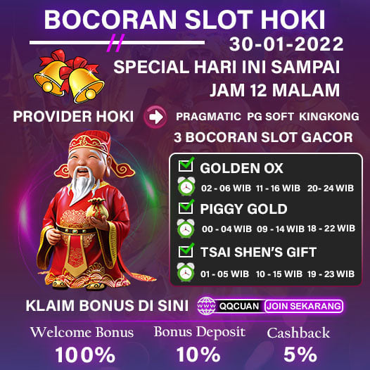 Bocoran Slot Hoki Hari Ini