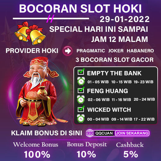 Bocoran Slot Hoki Hari Ini