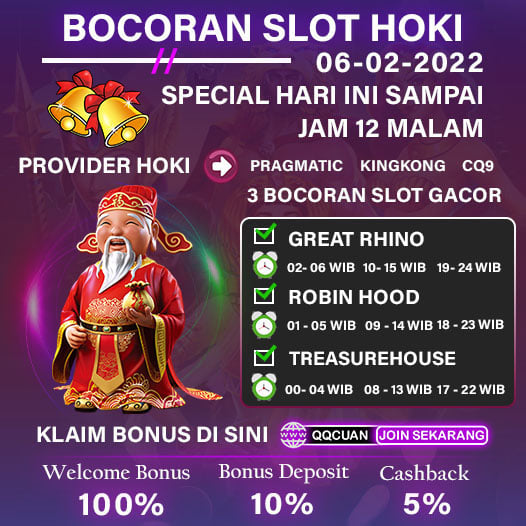 Bocoran Slot Hoki Hari Ini