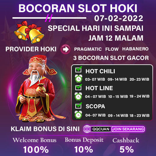 Bocoran Slot Hoki Hari Ini