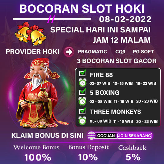 Bocoran Slot Hoki Hari Ini