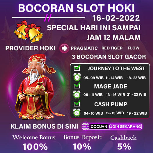 Bocoran Slot Hoki Hari Ini