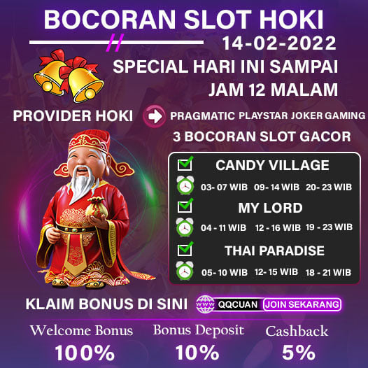 Bocoran Slot Hoki Hari Ini